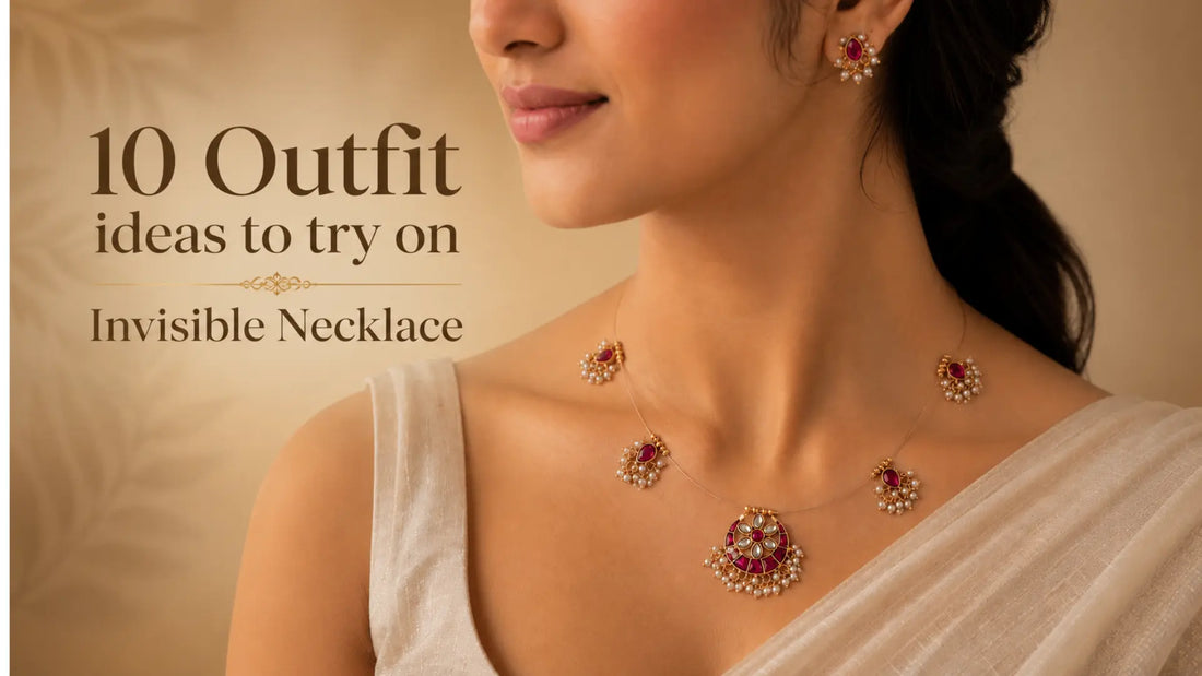 10 Outfit ideas to try on Invisible Necklace