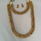 Antique Temple Bridal Combo Jewellery Set with Haram & Earrings – AC47