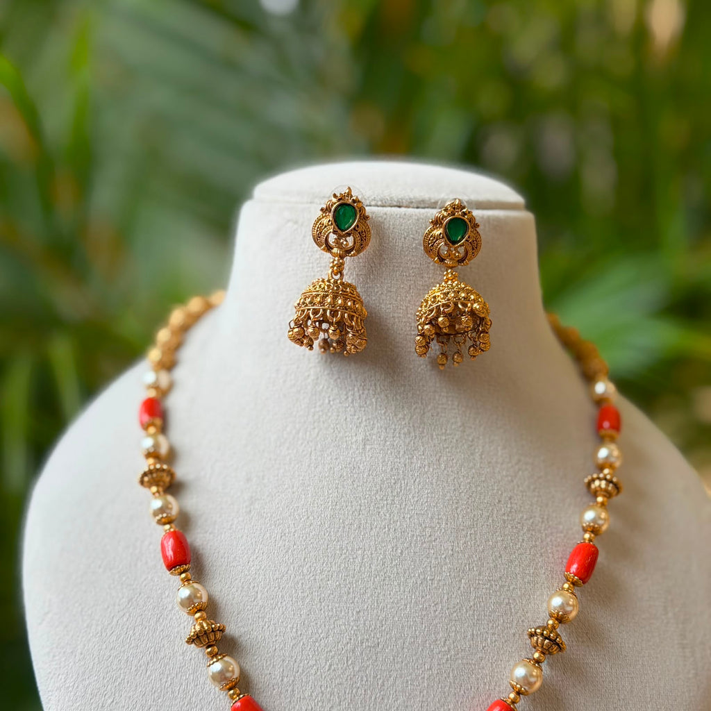 Antique Necklace Set AN344