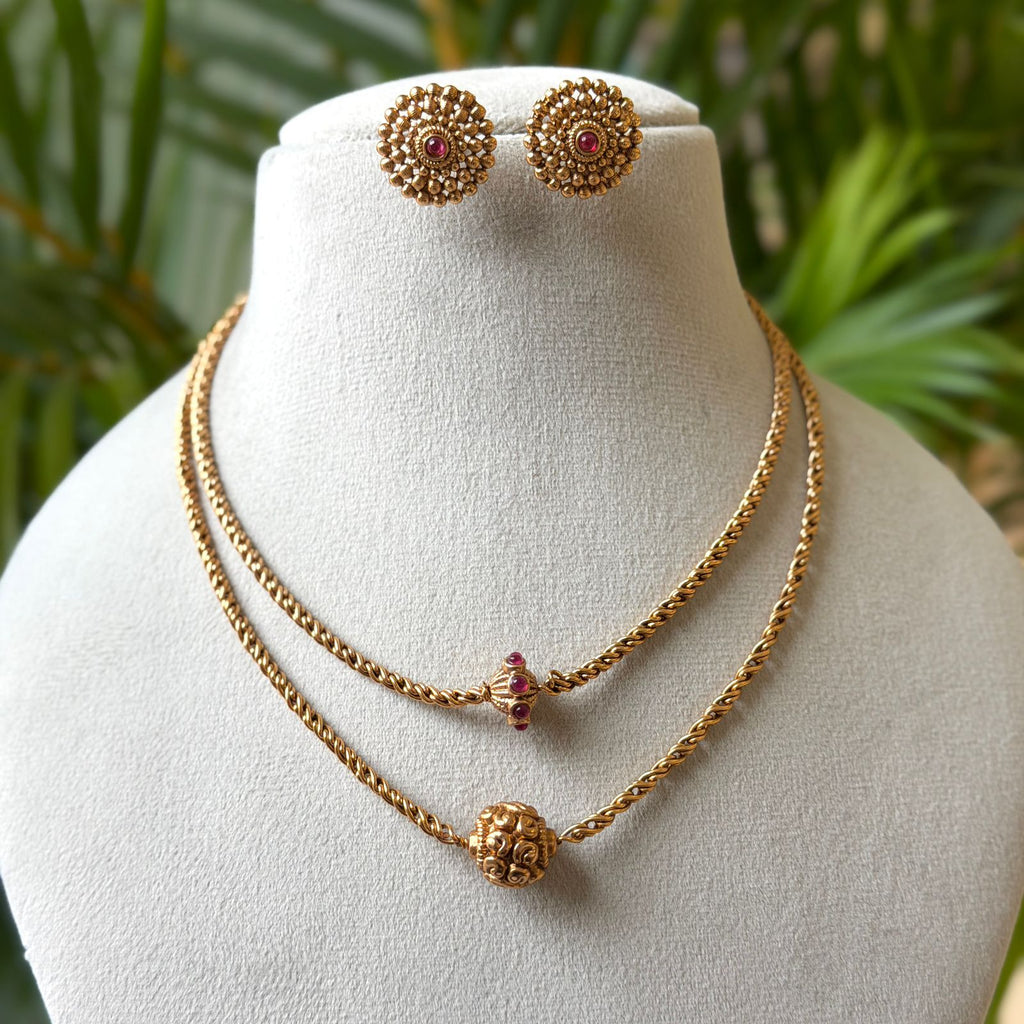 Antique Necklace Set AN357