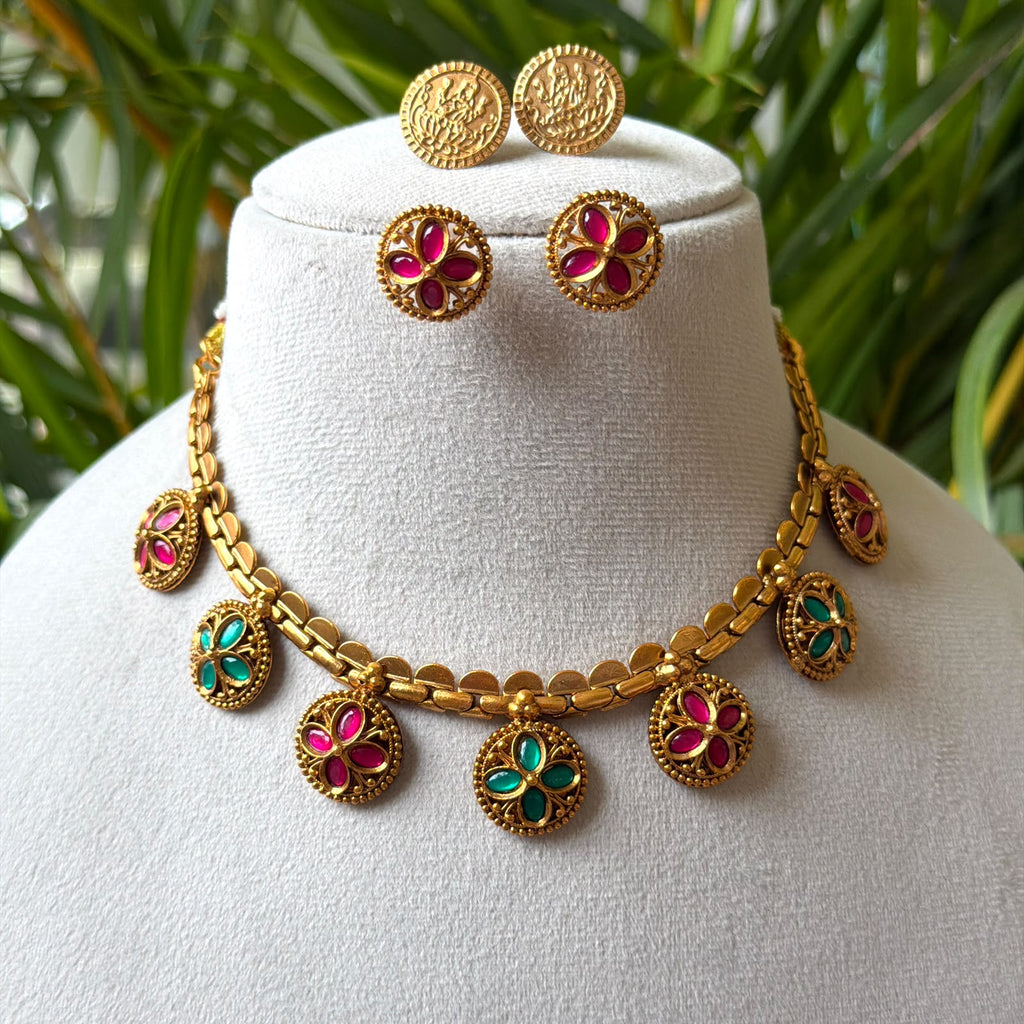Antique Necklace Reversible Set AN426