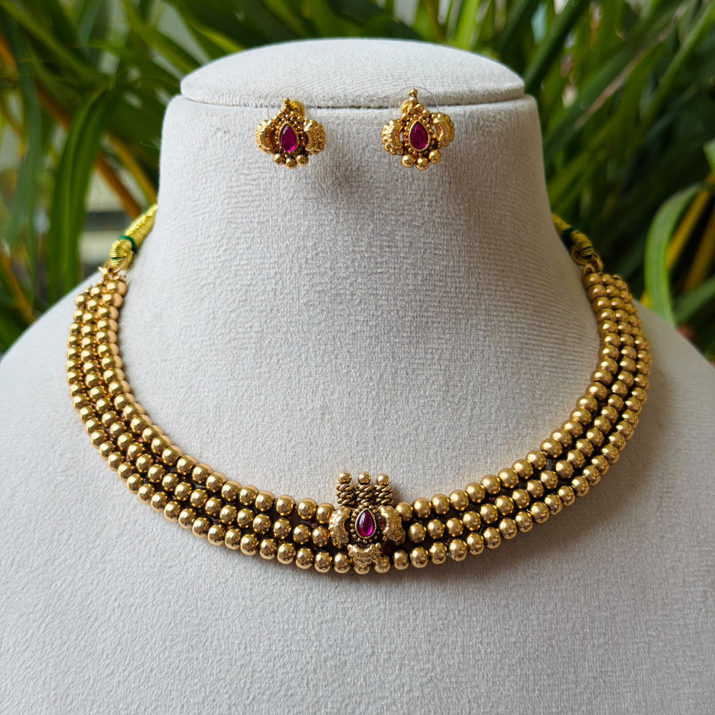 Antique Necklace Set AN438