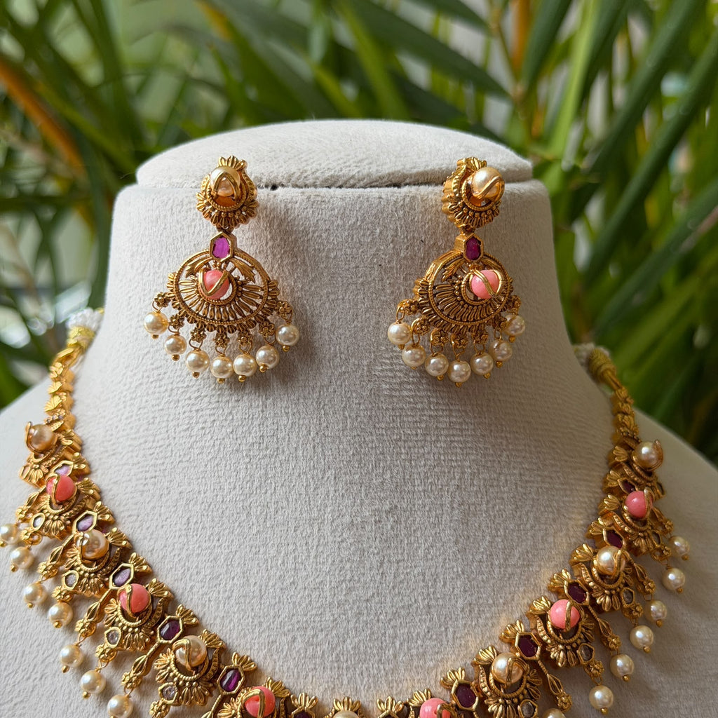 Antique Necklace Set AN446