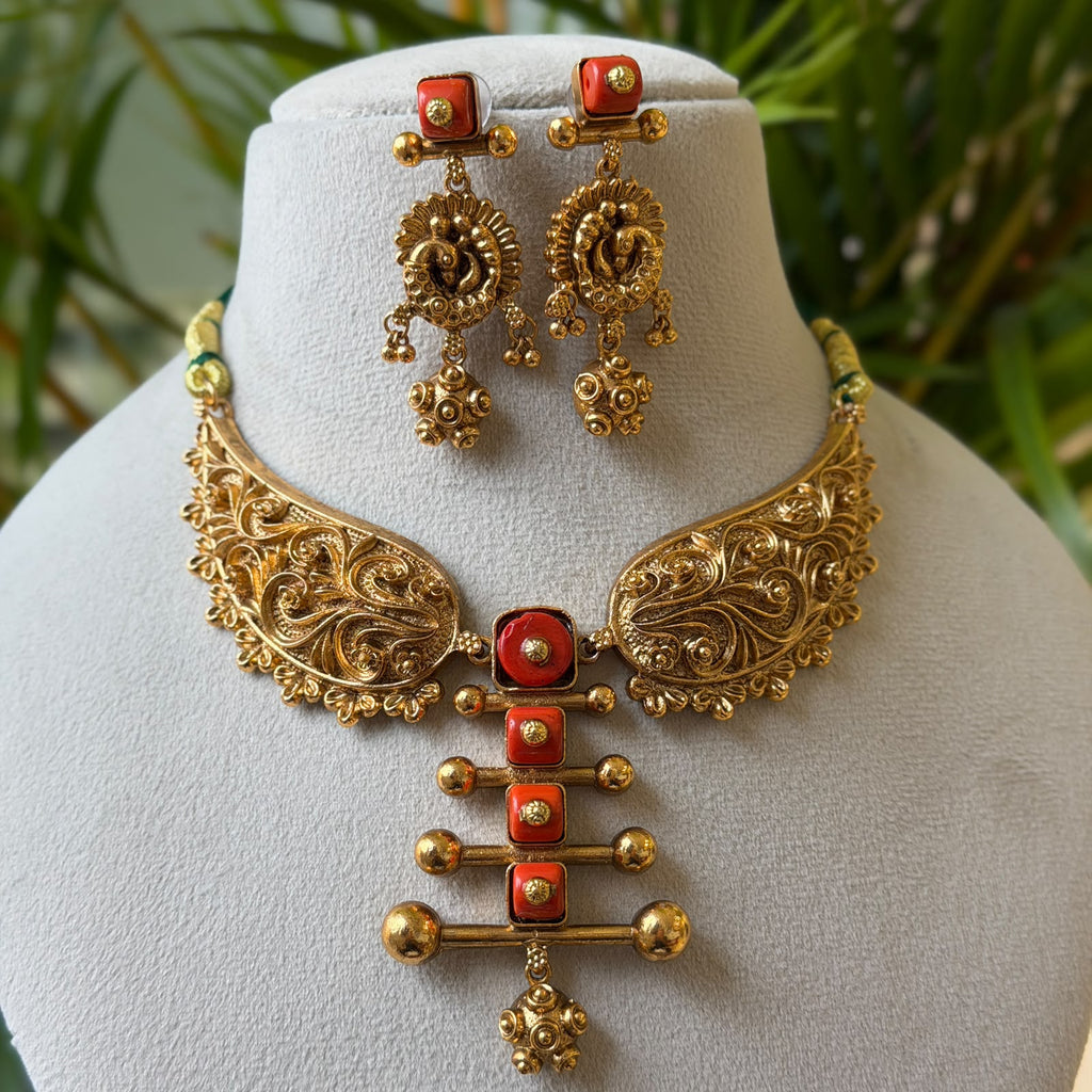 Antique Necklace Set AN475