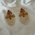 Antique Earrings, Pearl Chain Earring