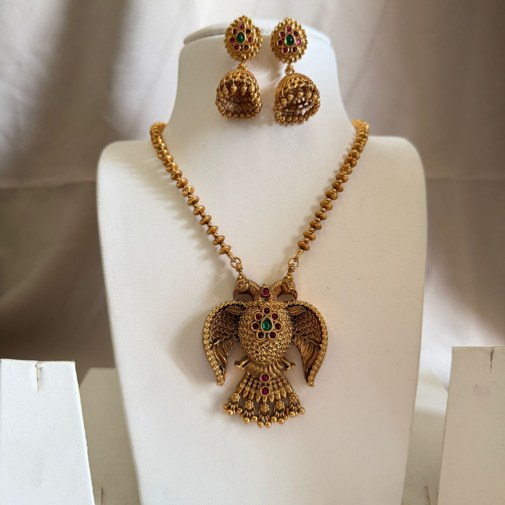 Antique Gandaberunda Pendant Necklace AN261