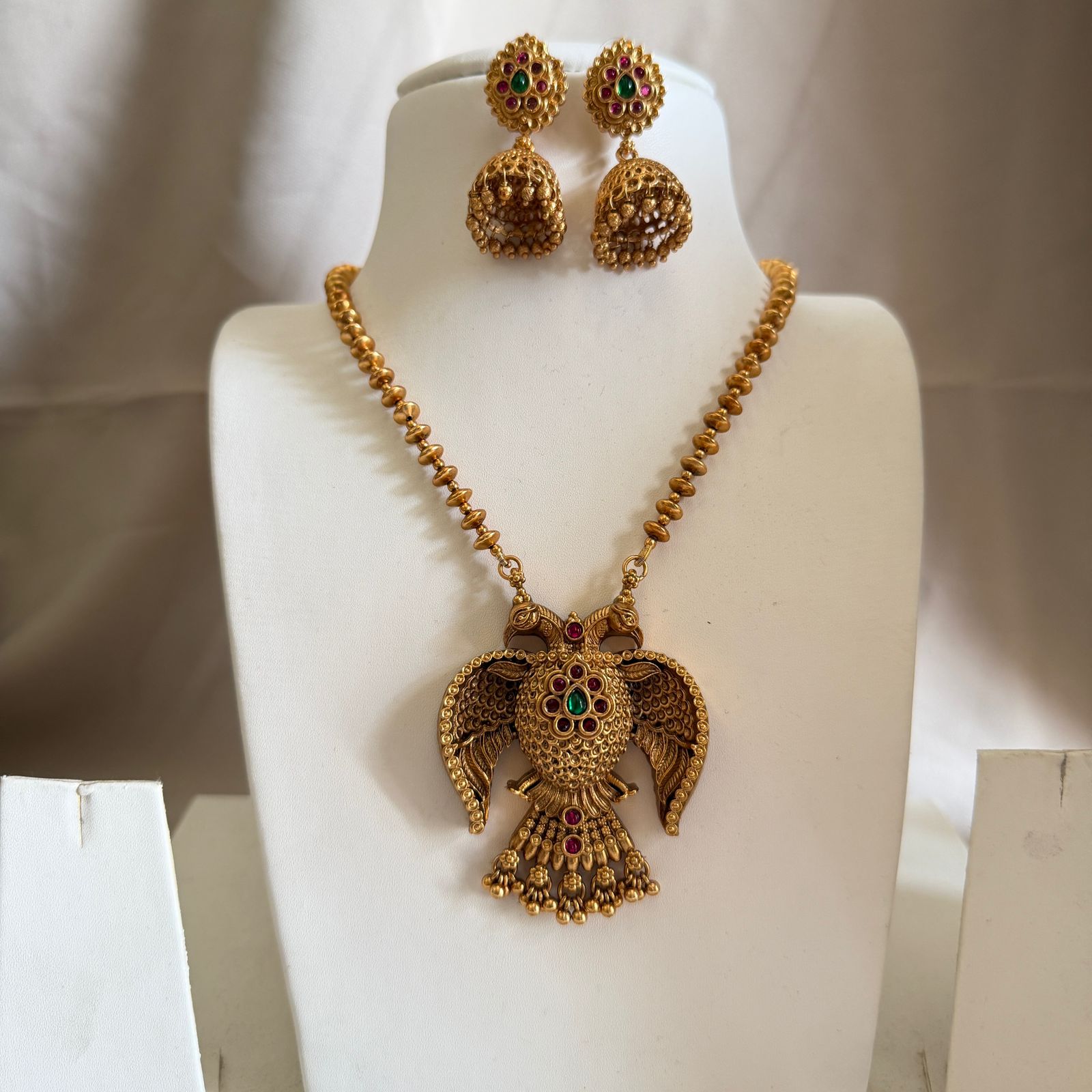 Antique Gandaberunda Pendant Necklace AN261