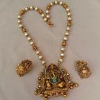 Antique Necklace Ganesha Pendent Set AN268