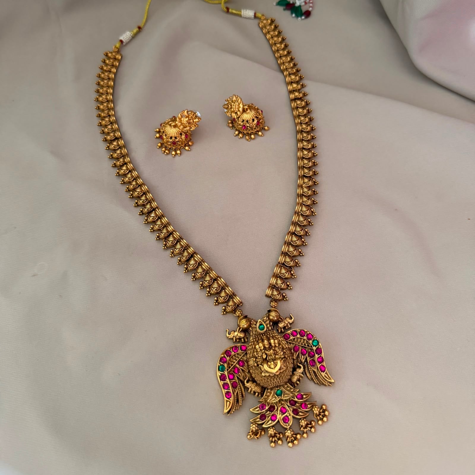 Antique Gandaberunda Haram Set AH59