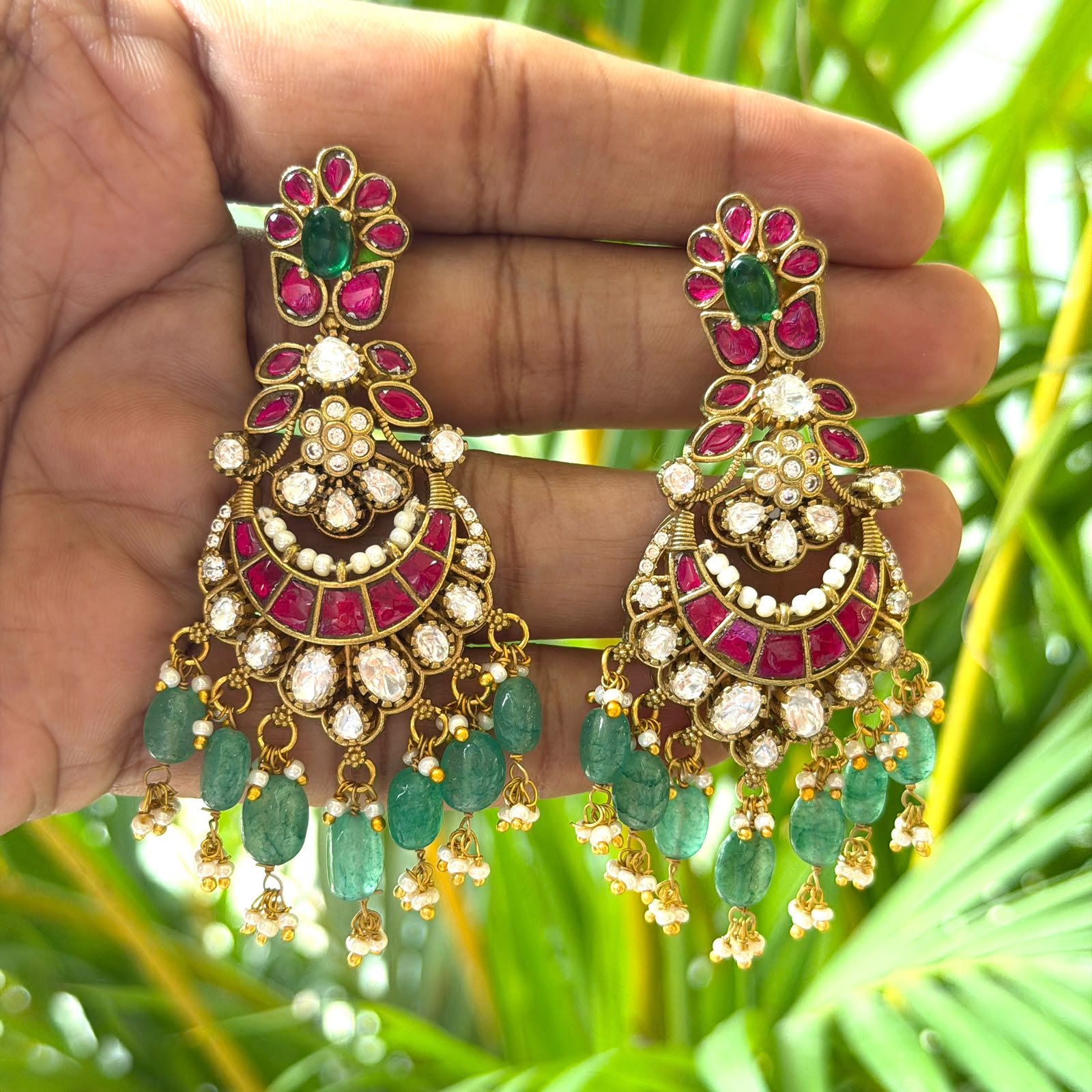 Jadau Kundan Earrings JE07