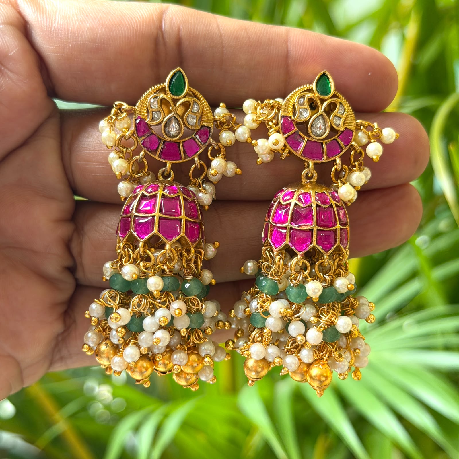 Jadau Kundan Earrings JE08