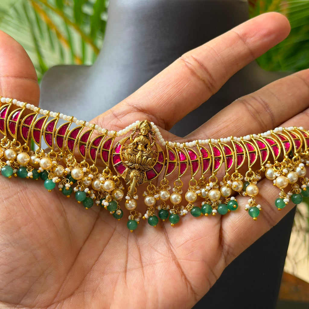 Jadau kundan Choker Necklace JK26