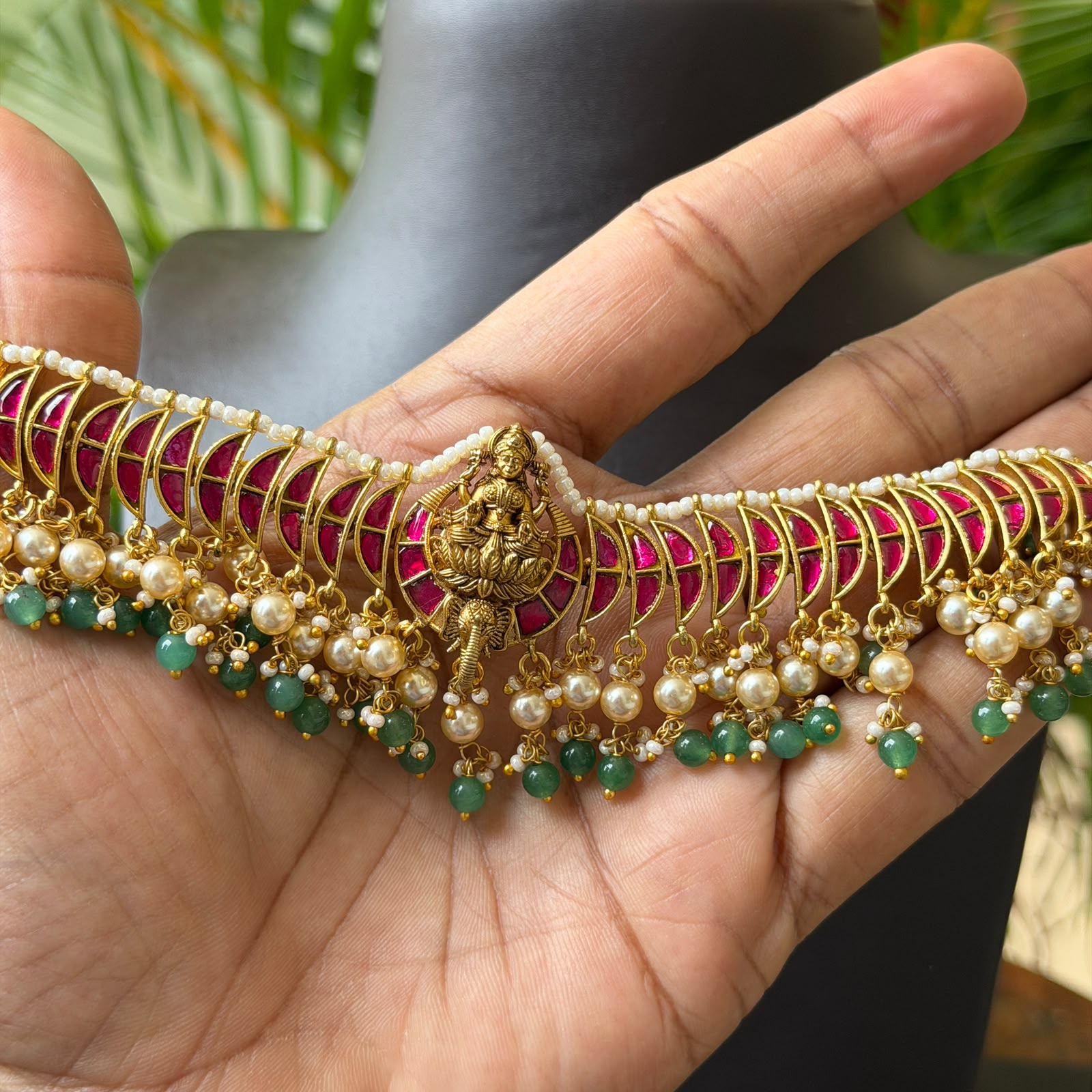 Jadau kundan Choker Necklace JK26