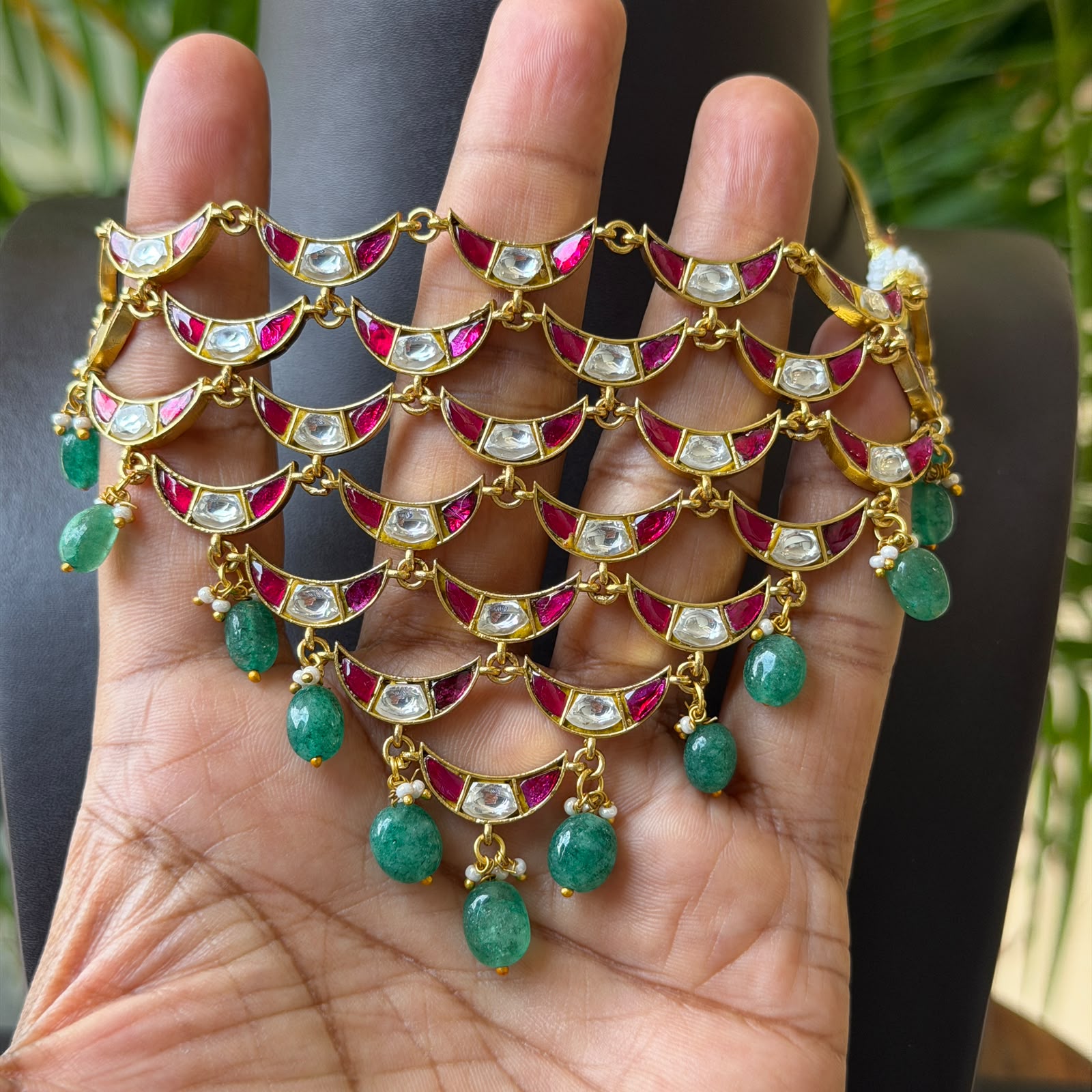 Jadau kundan Choker Necklace JK29