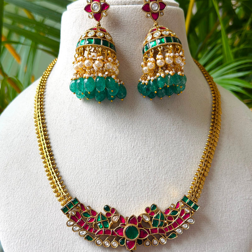Jadau kundan Necklace JK43