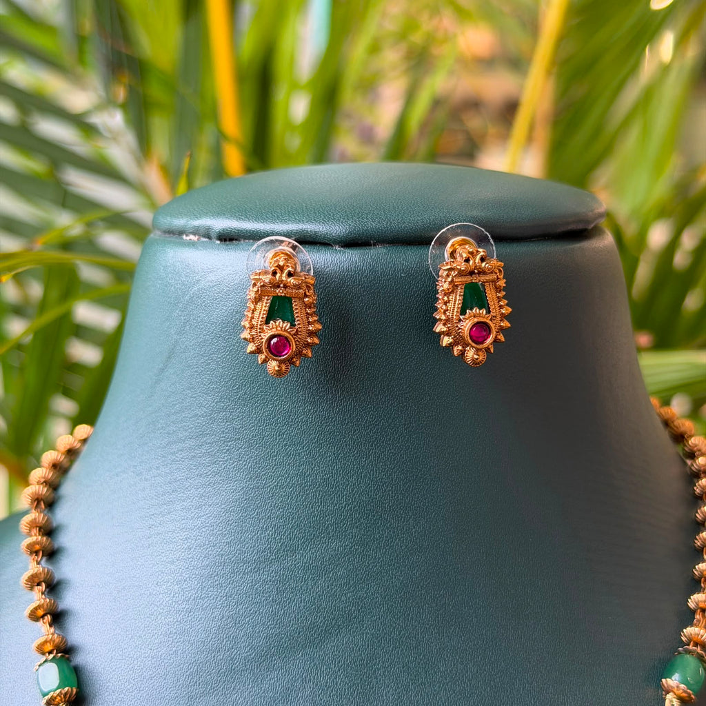 Jadau Stone Pendent Set AN270