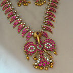 Jadau kundan Gandaberunda Hara Necklace JK25