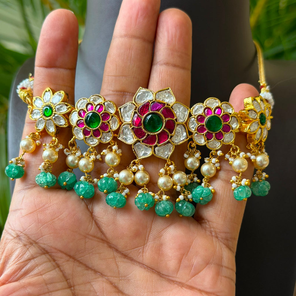Jadau kundan Choker Necklace JK27