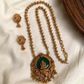 Green Lakshmi Pendent Set GLP10