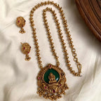 Green Lakshmi Pendent Set GLP10