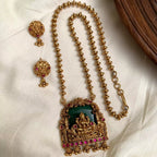 Green Lakshmi Pendent Set GLP13