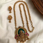 Green Lakshmi Pendent Set GLP19