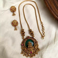 Green Lakshmi Pendent Set GLP8