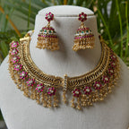 4 in 1 Jadau Kundan Necklace JK73