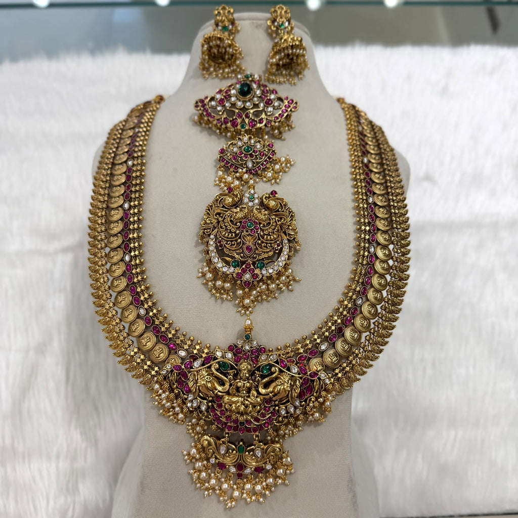 Changeable Pendent Haram Set with Earrings AH113