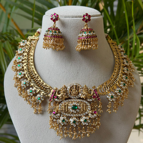 4 in 1 Jadau Kundan Necklace JK73
