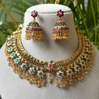 4 in 1 Jadau Kundan Necklace JK73