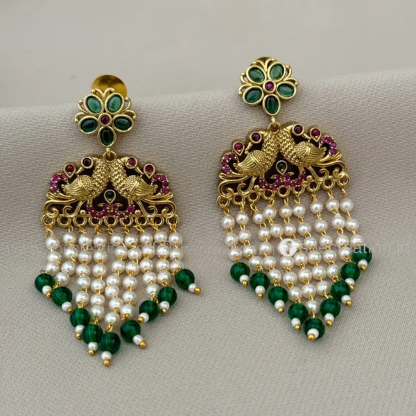 Antique Earrings AE28 - Image 2