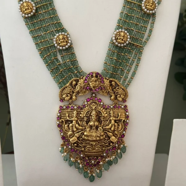 Beads Haaram Necklace BH08 - Image 2