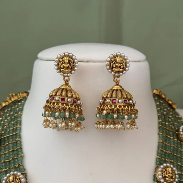 Beads Haaram Necklace BH08 - Image 3