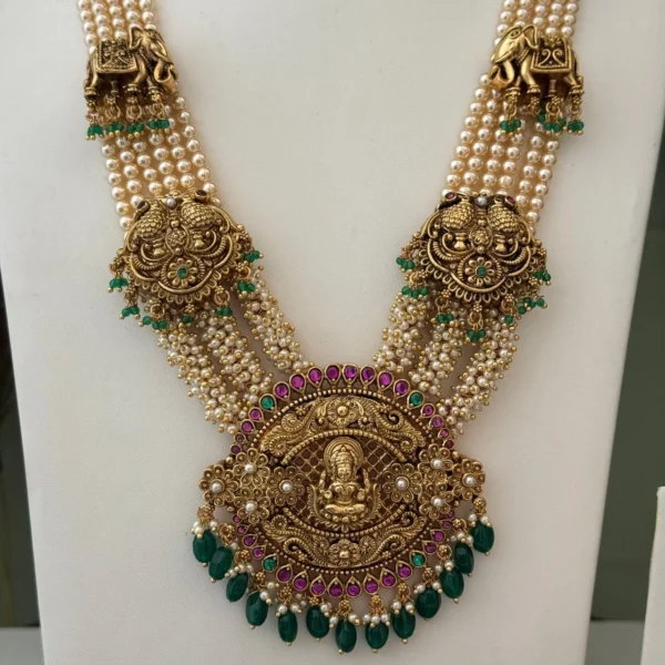 Beads Haaram Necklace BH12 - Image 2